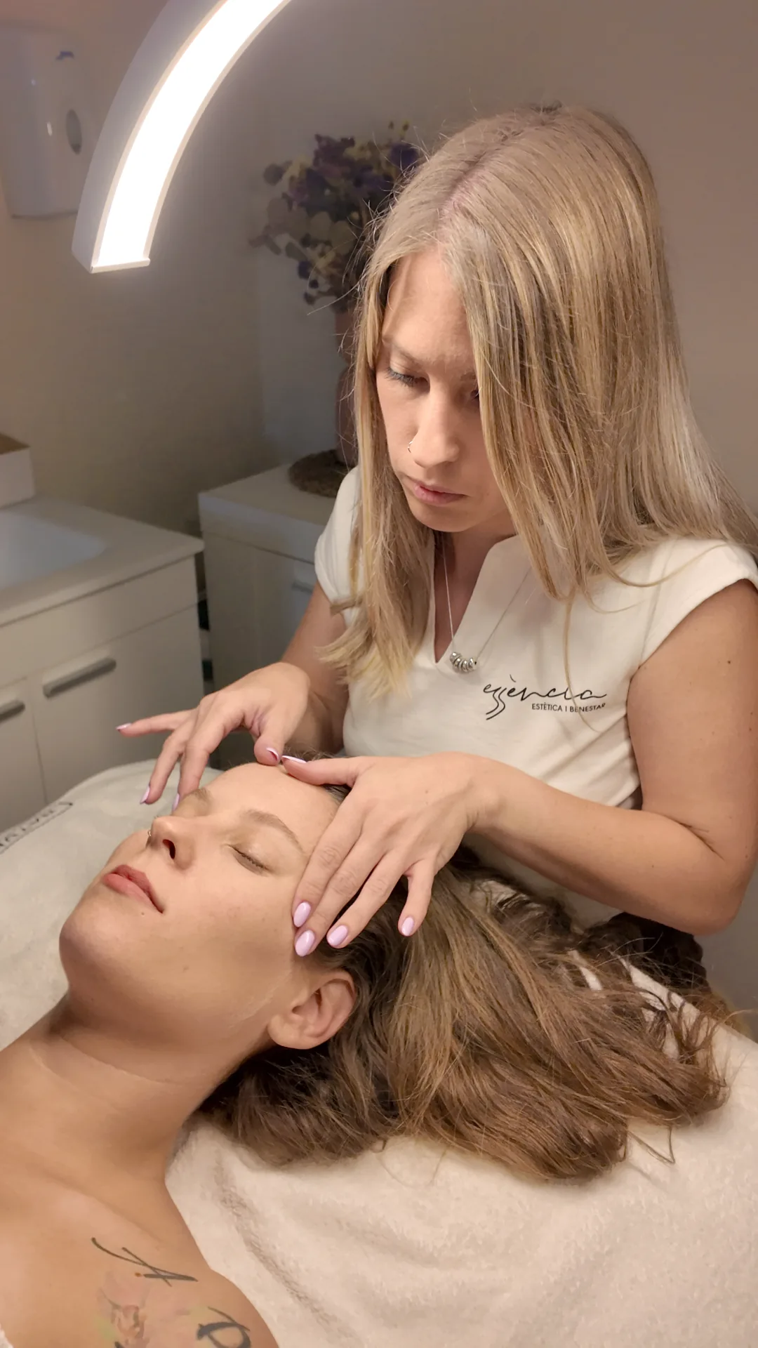 Ritual facial amb massatge cranial a Les Borges Blanques