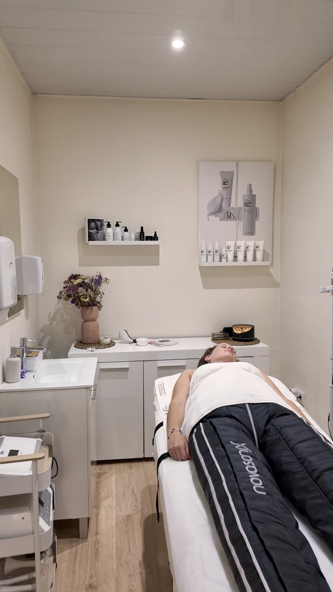 Pressoterapia sessio — Ritual Alegria a Essència Borges